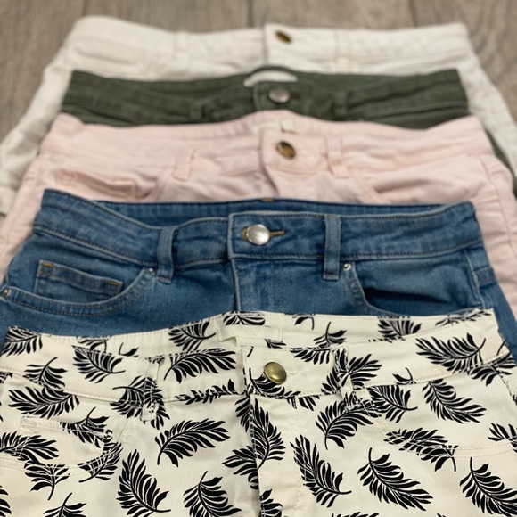 H&M Denim Shorts Lot - 5 Pairs - Picture 3 of 16